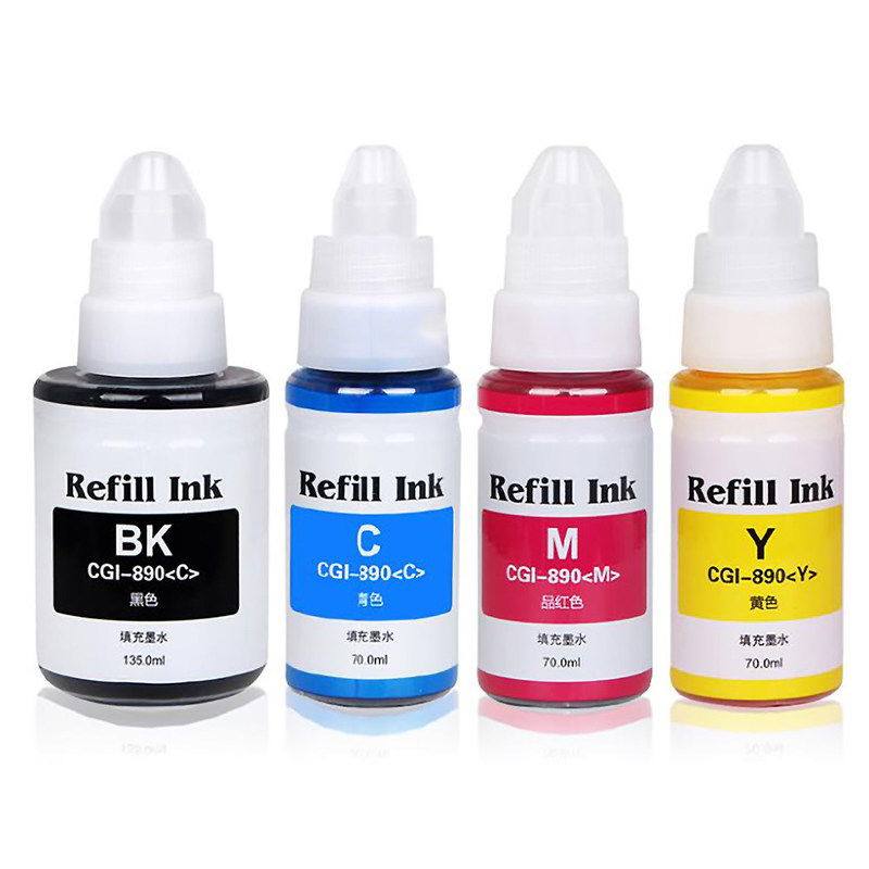 Printing water based refill ink dye ink for Canon GI890 G1800 G1810