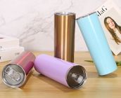 20oz Skinny Straight Blank Sublimation Tumblers With Lid Straw