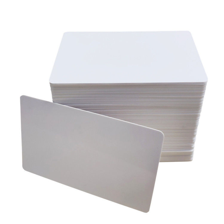 White Glossy 0.38mm Thickness PVC ID Card