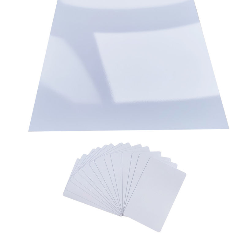 White 760mic 20X30cm PVC Binding Cover For ID Card