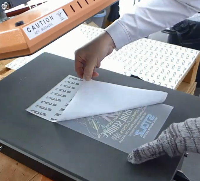 A + B No Cut Self Weeding Heat Laser Transfer Paper Light Dark Color