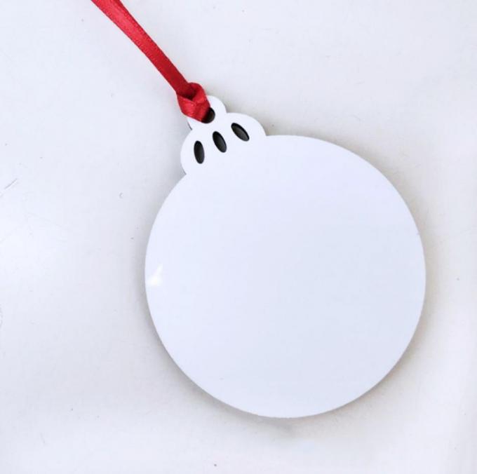 Ball Shape Gift Ornament MDF DIY Sublimation Blanks 0